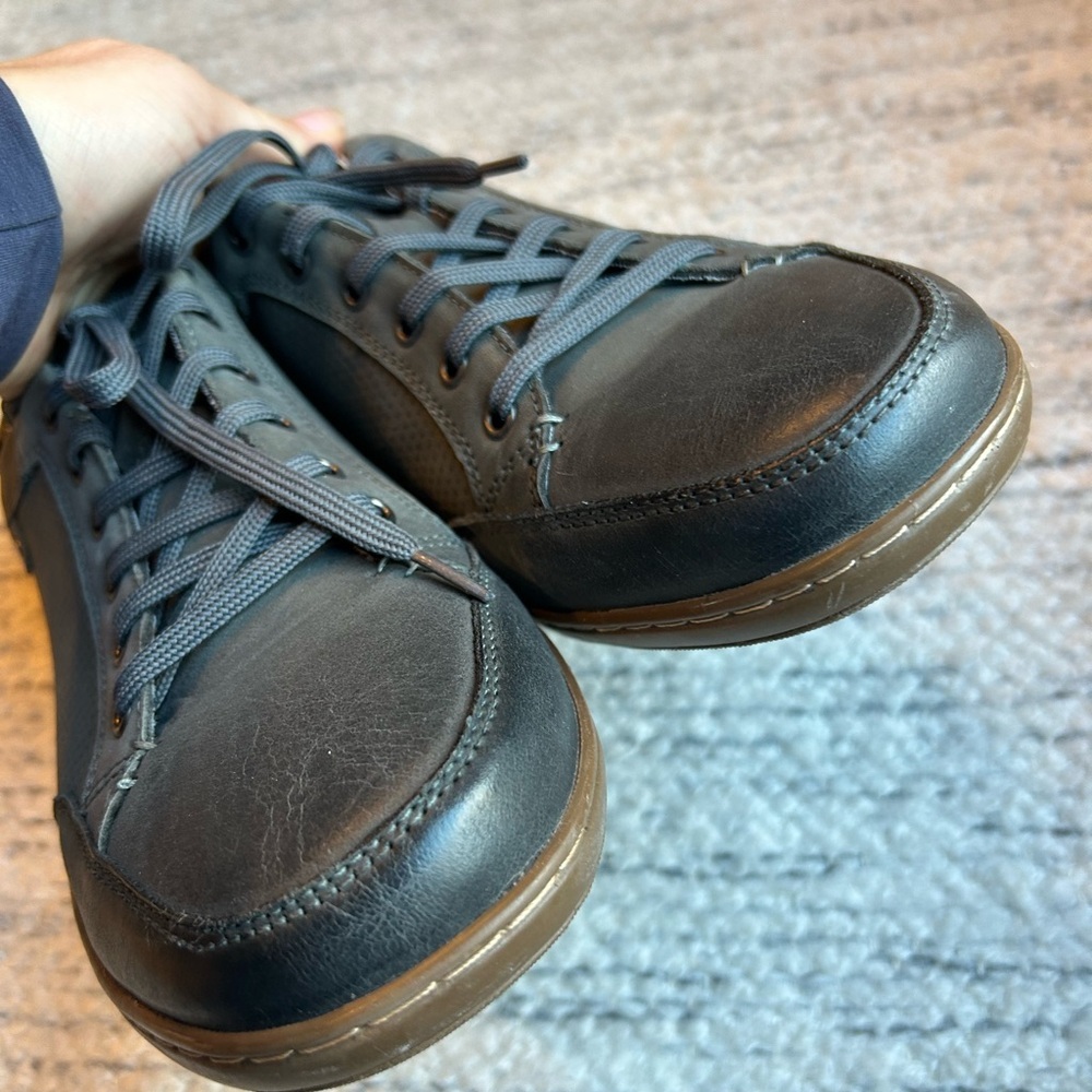 MUK LUKS Men’s Brodi Lace-Up Leather Sneakers - Picture 5 of 12